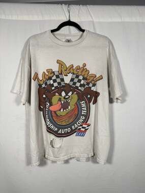 Vintage 1999 Taz Racing Championship Auto Racing Teams T-Shirt XL Distressed